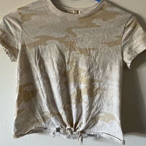 Z supply Light camo crop